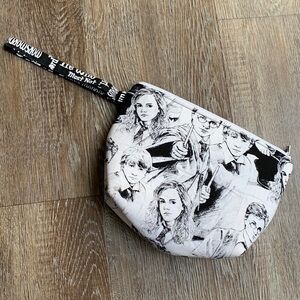 Harry Potter Print Ron Weasley Hermione Granger Pouch Cosmetic Accessories Bag